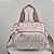 Bolsa Maternidade Elegance Pequena Ursos Rosa - Imagem 1
