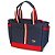 Bolsa Tote da Mamãe - Azul Marinho e Vermelho - Imagem 1