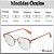 Oculos Armação de Grau Feminino Original Kallblack AF6521 - Imagem 4
