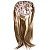 Aplique Liso Longo Hairdo 63cm Castanho Com Mechas Douradas - Imagem 3