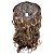 Aplique Ondulado Hairdo 58cm Chocolate Com Mechas Cobre - Imagem 4