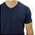 Camiseta Cotton Gola V Azul Marinho - Imagem 4