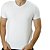 Camiseta Premium Cotton Gola V Branca - Imagem 2