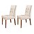 Conjunto 2 Cadeiras Estofadas Alta Qualidade Bruna R Decor - Imagem 1