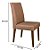 Conjunto 2 Cadeiras Estofadas Alta Qualidade Ester R Decor - Imagem 2