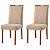 Conjunto 2 Cadeiras Estofadas Alta Qualidade Cancun R Decor - Imagem 1