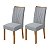 Conjunto 02 Cadeiras Estofadas Apogeu Móveis Lopas - Imagem 1