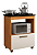 Balcão Cooktop 5 Bocas 1 Porta Salvia Kaiki Móveis - Imagem 1