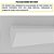 Mesa de Cabeceira Barcelona MDP 2 Gavetas Puxadores MDF Tcil Móveis Branco - Imagem 6