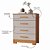 Cômoda 4 Gavetas Compacta 64cm Lídia Cinamomo/Off - Imagem 3