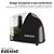 Mini Processador de Alimentos Itatiaia 150W – Preto | 350ml | Tampa Dosadora | Lâminas Inox | 127 V| 220V - Imagem 3