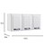 Kit 3 Armários Aéreos Multiuso Itatiaia Aço 3 Portas New Premium Branco - Imagem 4