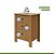 Kit 2 Mesas de Cabeceira 3 Gavetas Maggiore New - Imagem 7
