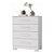 Cômoda 4 Gavetas Compacta 64cm Lídia Branco Branco - Imagem 1