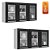 Kit com 2 Armario Aereo Itatiaia Luce Itatiaia IPV3-105 Preto - Imagem 1