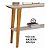 Aparador 121cm Formoso Candian Pés Madeira Maciça Cinamomo Off White - Imagem 3