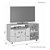 Rack Para Tv Até 49 Polegadas 2 Portas Seleto Cinamomo/Off White - Imagem 5