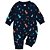 Macacão Bebê Suedine Azul-Marinho Dinossauro - Imagem 1