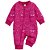 Macacão Bebê Suedine Rosa Pink Animais - Imagem 1