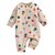 Macacão Bebê Menino e Menina Bolinhas em Linho - Imagem 1
