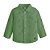 Camisa Infantil Social Manga Longa Verde Coqueiros - Imagem 1