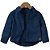 Camisa Social Bebê Menino Jeans Azul Escuro - Imagem 1