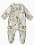 Macacão Bebê Suedine 100% Algodão com Zíper Invisível Savana- Antialérgico, Macacão Infantil Recém-Nascido Confortável Estampado - Imagem 1