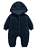 Macacão Teddy Ursinho Pelúcia Fofura Azul Escuro - Imagem 1
