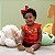 Roupa Bebê Menina Body com Saia Romper Vestidinho Natal - Imagem 3