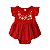 Roupa Bebê Menina Body com Saia Romper Vestidinho Natal - Imagem 1