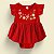 Roupa Bebê Menina Body com Saia Romper Vestidinho Natal - Imagem 2