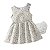 Vestido Infantil Bebê Menina Flores Lacinho e Calcinha - Imagem 1