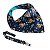 Babador Bandana Astronauta Dupla Face c/ Prendedor de Chupeta - Imagem 1