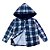 Camisa Infantil Flanelada Xadrez com Capuz - Imagem 1