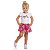 Conjunto Menina Camiseta e Shorts Saia Estampa Abacaxis - Imagem 4