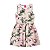 Vestido Infantil Floral com Cinto dourado - Imagem 1