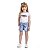 Conjunto Infantil Menina Blusa Melancia Shorts - Imagem 2