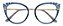 Armação Óculos Receituário AT 5020 Azul Transparente - Imagem 1