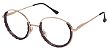 Armação Óculos Receituário AT 98192 Lilás/Dourado - Imagem 3