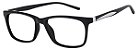 Armação Óculos Receituário Rambler Preto/Branco - Imagem 1