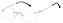 Armação Óculos Receituário Aetherium Prata Titanium - Imagem 3