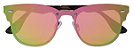 Óculos de Sol Feminino AT 408 Rosé/Cobre Espelhado - Imagem 1