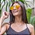 Óculos de Sol Feminino AT 8003 Dourado/Laranja Espelhado - Imagem 4