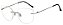 Armação Óculos Receituário Yves AT 687 Prata Titanium - Imagem 2