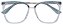 Armação Óculos Receituário Samara Azul/Transparente - Imagem 1