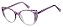Armação Óculos Receituário Luly Lilás Degradê - Imagem 3