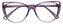 Armação Óculos Receituário Luly Lilás Degradê - Imagem 1