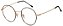 Armação Óculos Receituário Lennon Preto/Dourado - Imagem 3