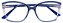 Armação Óculos Receituário Berlim Azul - Imagem 1