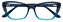 Armação Óculos Receituário Londres Azul Degradê - Imagem 1